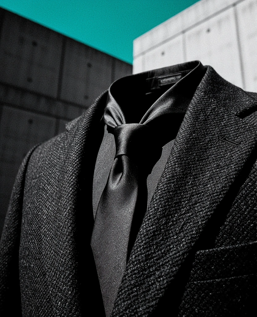 Détail de textile masculin